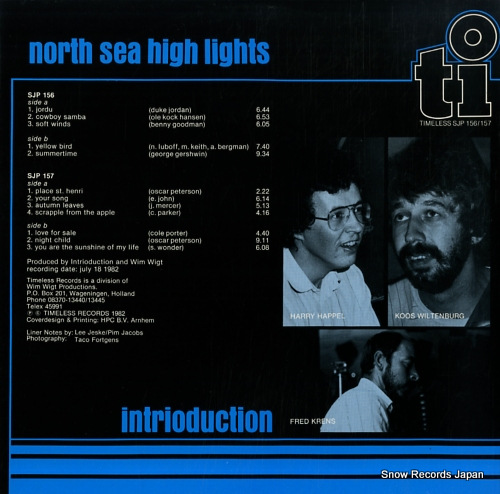 INTRIODUCTION north sea high lights SJP156/157