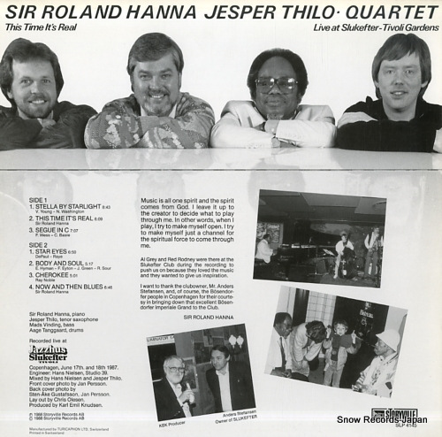 HANNA, ROLAND, AND JESPER THILO this time it's real SLP4145