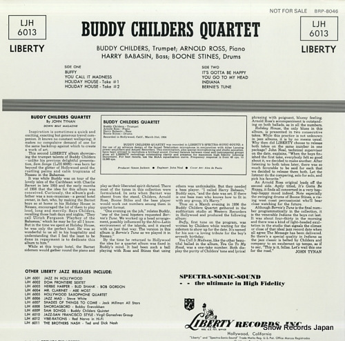 CHILDERS, BUDDY buddy childers quartet BRP-8046 / LJH6013