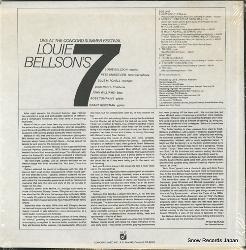 BELLSON, LOUIE louie bellson's 7 CJ-25