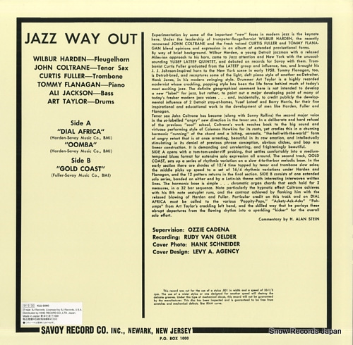 HARDEN, WILBUR jazz way out KIJJ-2060