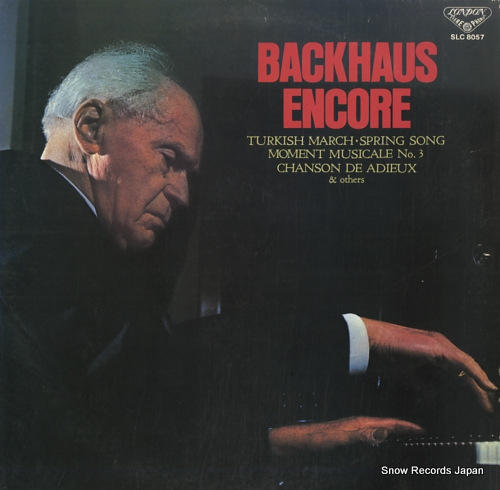 BACKHAUS, WILHELM backhaus encore SLC8057