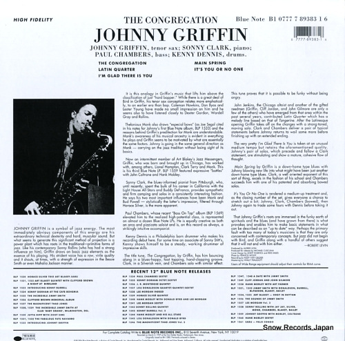 GRIFFIN, JOHNNY the congregation B1-89383