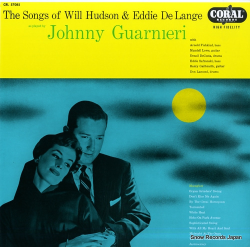 GUARNIERI, JOHNNY the songs of will hudson & eddie de lange MVJJ-30024
