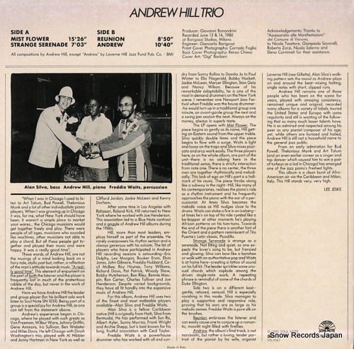 HILL, ANDREW strange serenade SN1013