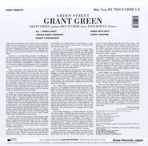 GREEN, GRANT green street B1-32088