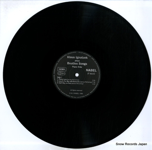 IGNATZEK, KLAUS plays beatles songs NABEL4643