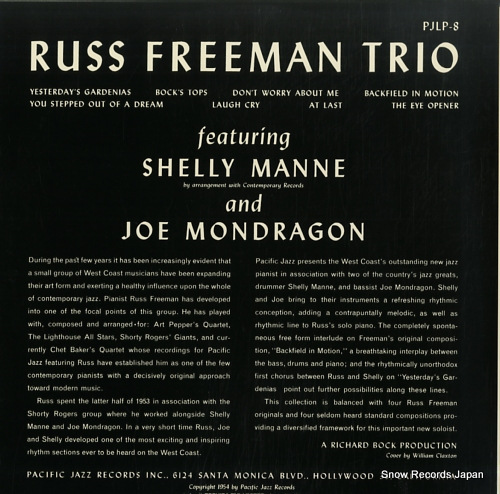 FREEMAN, RUSS the russ freeman trio TOJJ-6034/PJLP-8