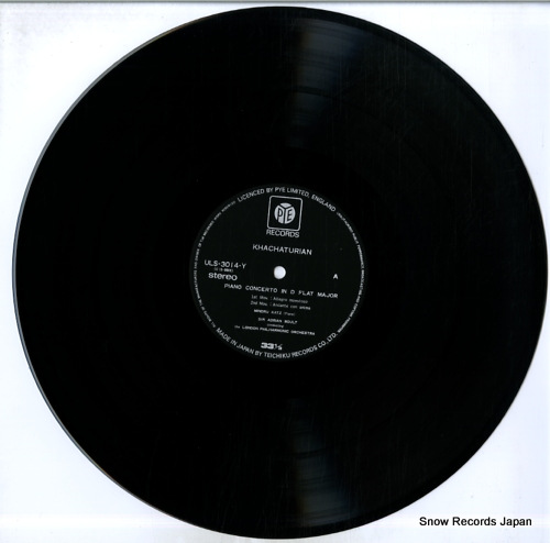 BOULT, ADRIAN khachaturian; piano concerto in d flat major ULS-3014-Y