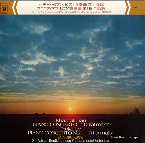 BOULT, ADRIAN khachaturian; piano concerto in d flat major ULS-3014-Y