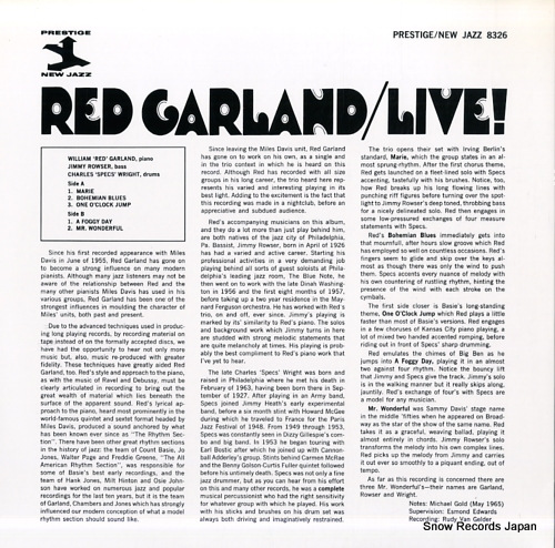 GARLAND, RED live! WJC-8326
