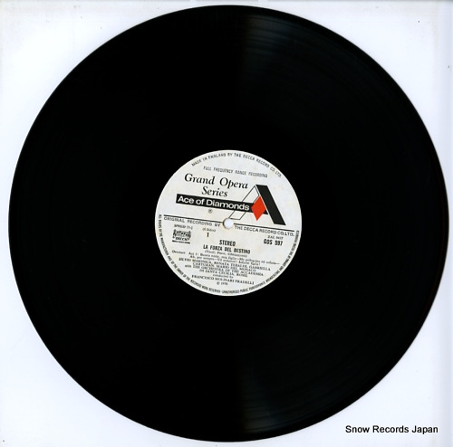 MOLINARI-PRADELLI, FRANCESCO verdi; la forza del destino GOS597-9 - disc