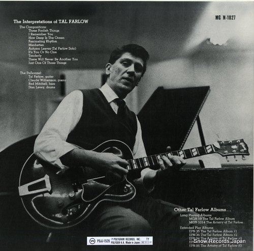 FARLOW, TAL the interpretations of tal farlow POJJ-1526