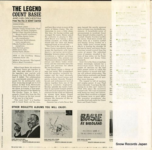 BASIE, COUNT the legend YS-2797-RO
