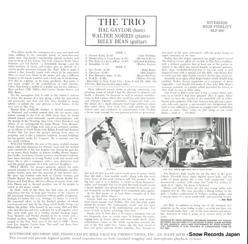 V/A the trio VIJJ-30043