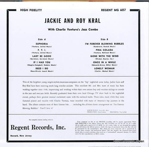 JACKIE AND ROY jackie and roy COJY-9152