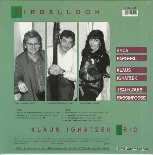 IGNATZEK, KLAUS airballoon NABEL4651