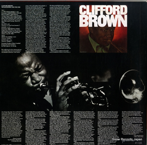 BROWN, CLIFFORD the beginning and the end SOPL209