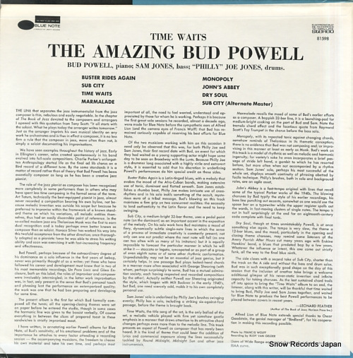 バド・パウエル time waits the amazing BST81598