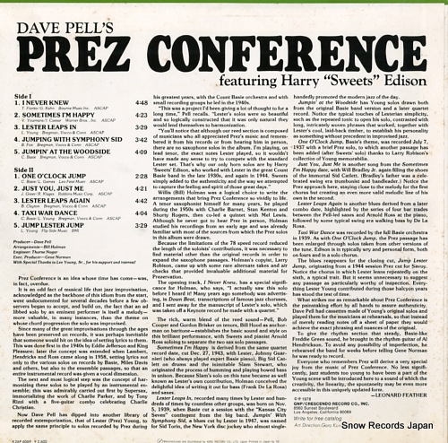 PREZ CONFERENCE featuring harry 