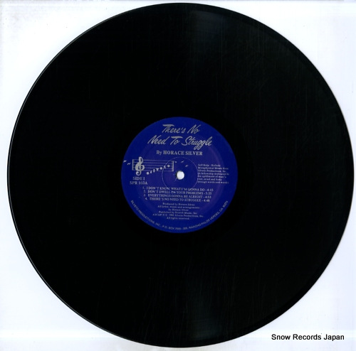 SILVER, HORACE there's no need to struggle SPR103 - disc