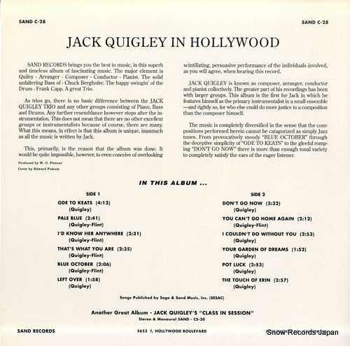 QUIGLEY, JACK in hollywood SANDC-28