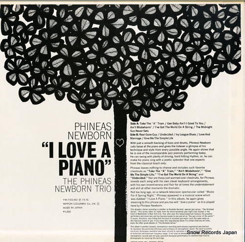 NEWBORN, PHINEAS i love a piano YW-7512-RO
