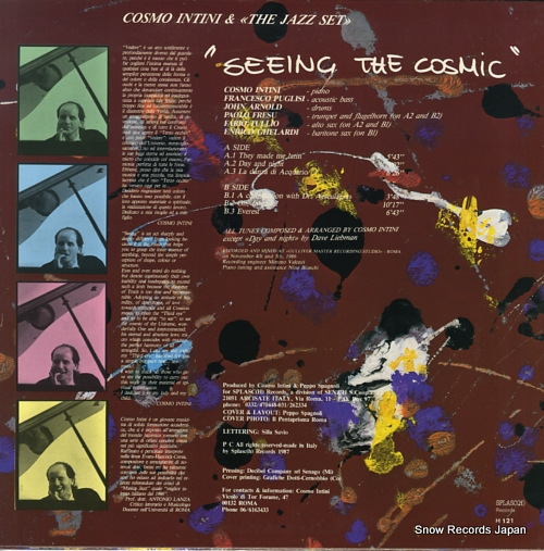 INTINI, COSMO, AND THE JAZZ SET seeing the cosmic H121