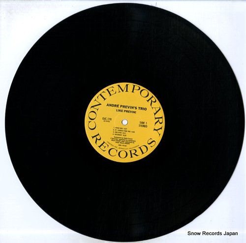 PREVIN, ANDRE like previn! OJC-170