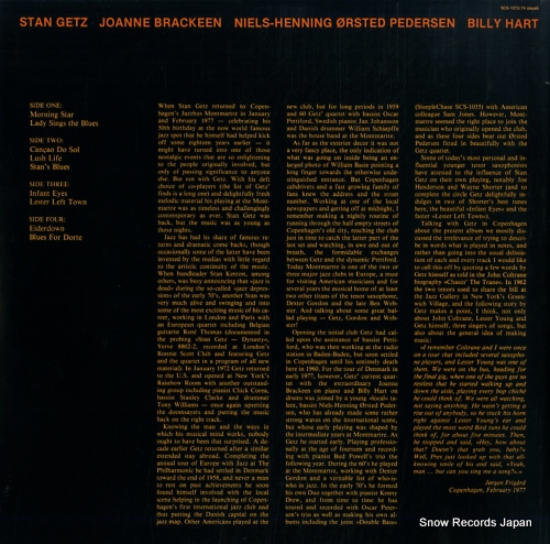 GETZ, STAN live at montmartre SCS-1073/74