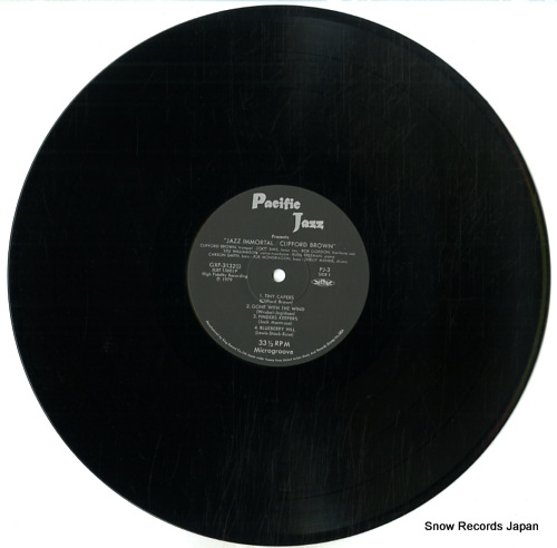 BROWN, CLIFFORD jazz immortal GXF3132(M)
