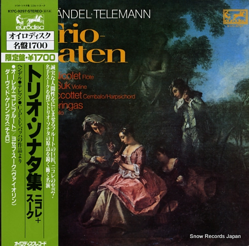 NICOLET, AURELE / JOSEF SUK trio sonaten K17C-9297