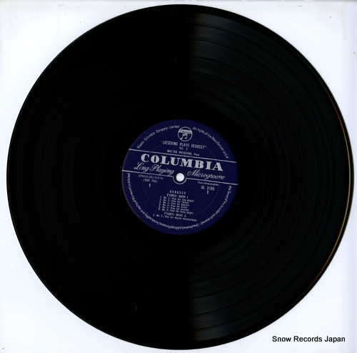 GIESEKING, WALTER walter gieseking plays debussy vol.5 OL-3186 - disc