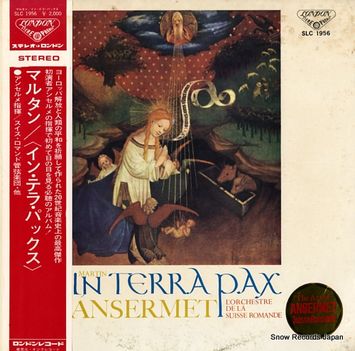 ANSERMET, ERNEST martin; in terra pax SLC1956