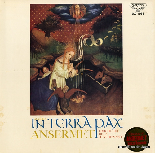 ANSERMET, ERNEST martin; in terra pax SLC1956 - front cover