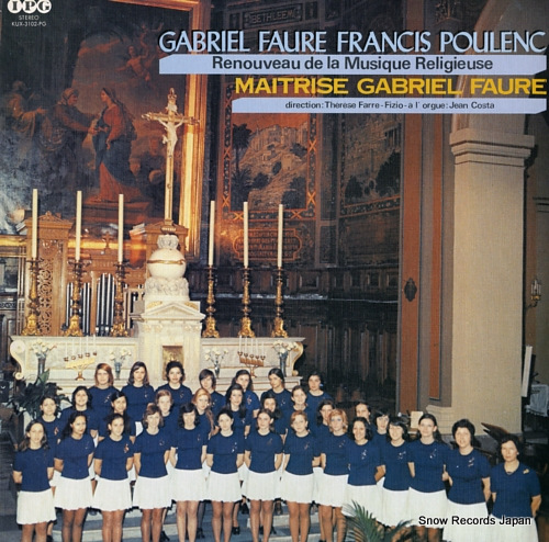 MAITRISE GABRIEL FAURE renouveau de la musique religieuse KUX-3102-PG