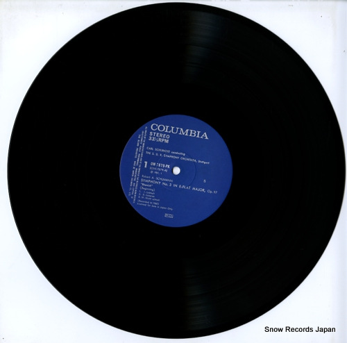 SCHURICHT, CARL schumann; symphony no.3 in e-flat major, op.97 