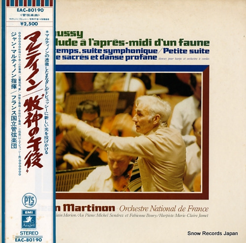 MARTINON, JEAN debussy; prelude a l'apres-midi d'un faune EAC-80190