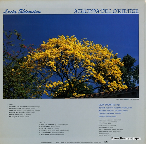 SHIOMITSU, LUCIA azucena del oriente LYS-1002