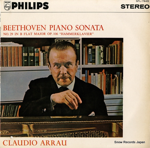 ARRAU, CLAUDIO beethoven; piano sonata no.29 in b flat major op.106 