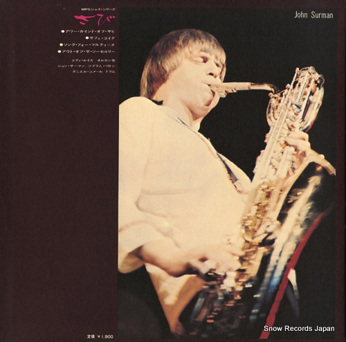 SURMAN, JOHN our kind of sabi YS-2506-MP