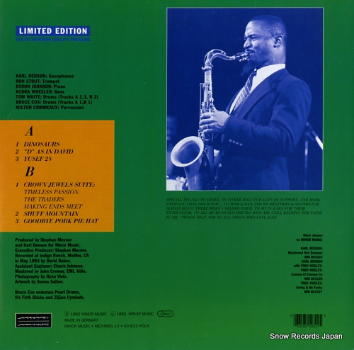 DENSON, KARL herbal turkey breast MINORMUSIC1032 - back cover