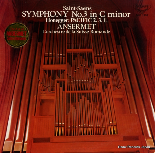 ANSERMET, ERNEST saint-saens; symphony no.3 in c minor SLC-1918