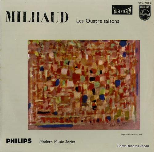 MILHAUD, DARIUS milhaud; les quatre saisons SFL-7559