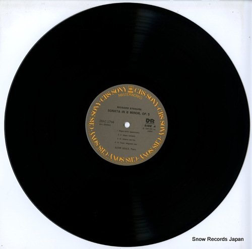 GOULD, GLENN strauss; sonata, op.5 28AC1794