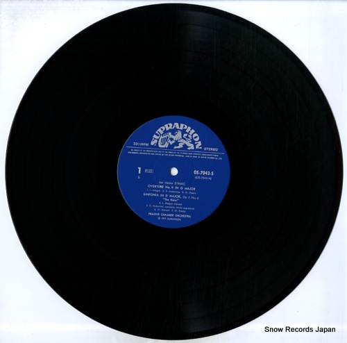 PRAGUE CHAMBER ORCHESTRA stamic; orchestral works OS-7043-S