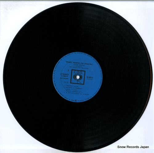 ORMANDY, EUGENE wagner favorites for orchestra OS-808-C