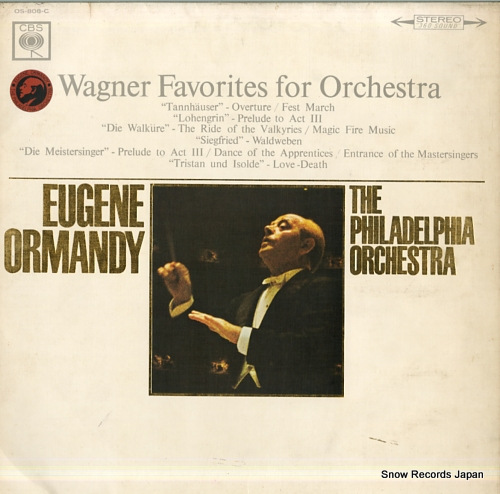 ORMANDY, EUGENE wagner favorites for orchestra OS-808-C