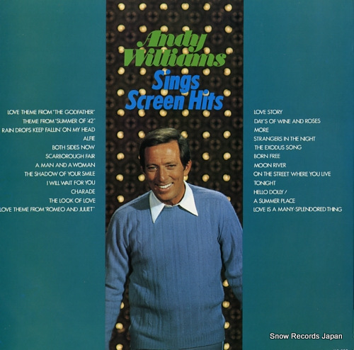 WILLIAMS, ANDY andy williams sings screen hits SOPJ26