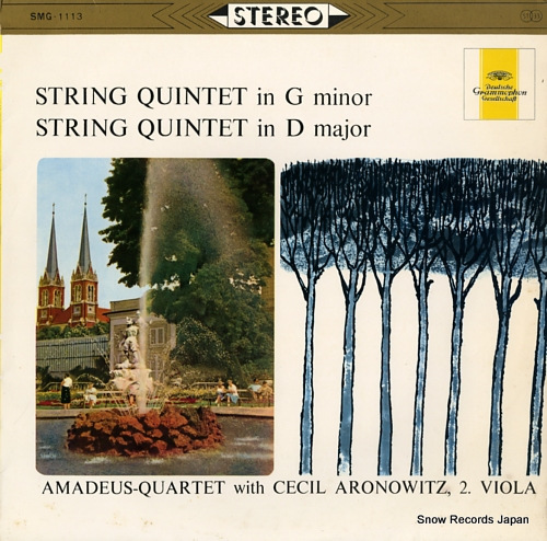 AMADEUS QUARTET mozart; string quintet in g minor / string quintet in d major SMG-1113 - front cover